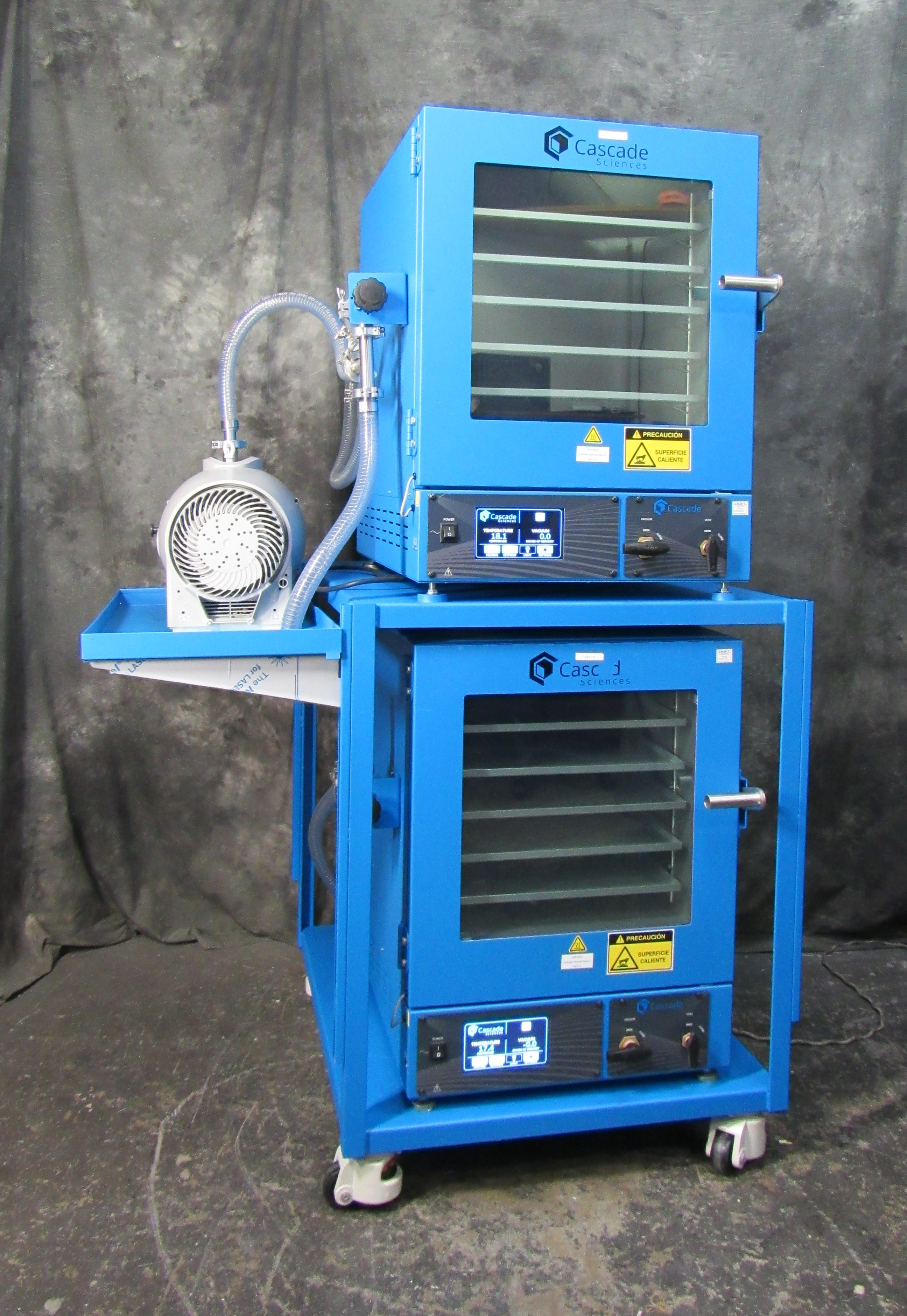 Double Stack Cascade CVO-5 Vacuum Ovens with Agilent IDP15 Vacuum Pump; 120V 1PH #41807